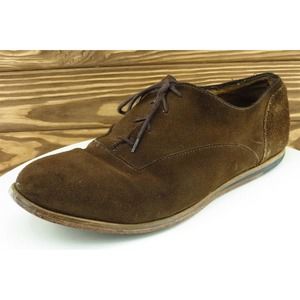 J. D. Fisk Shoes Sz 9.5 M Brown Derby Oxfords‎ Leather Men 1007